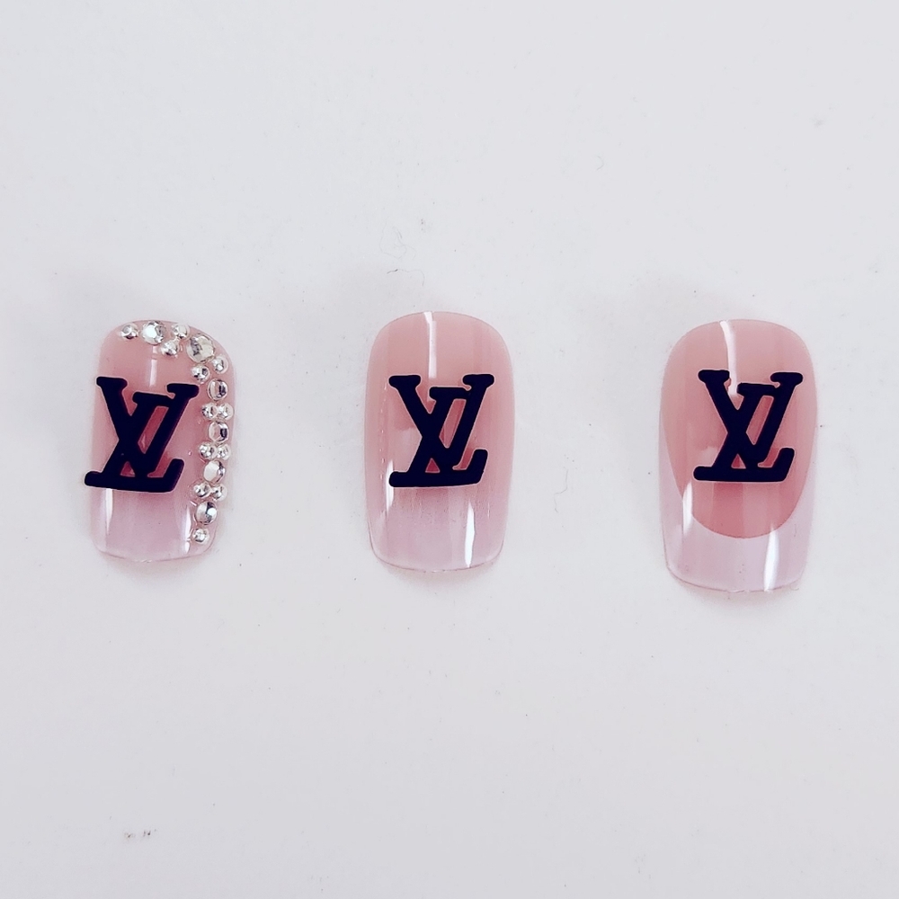 Luxury Nail Charms Black